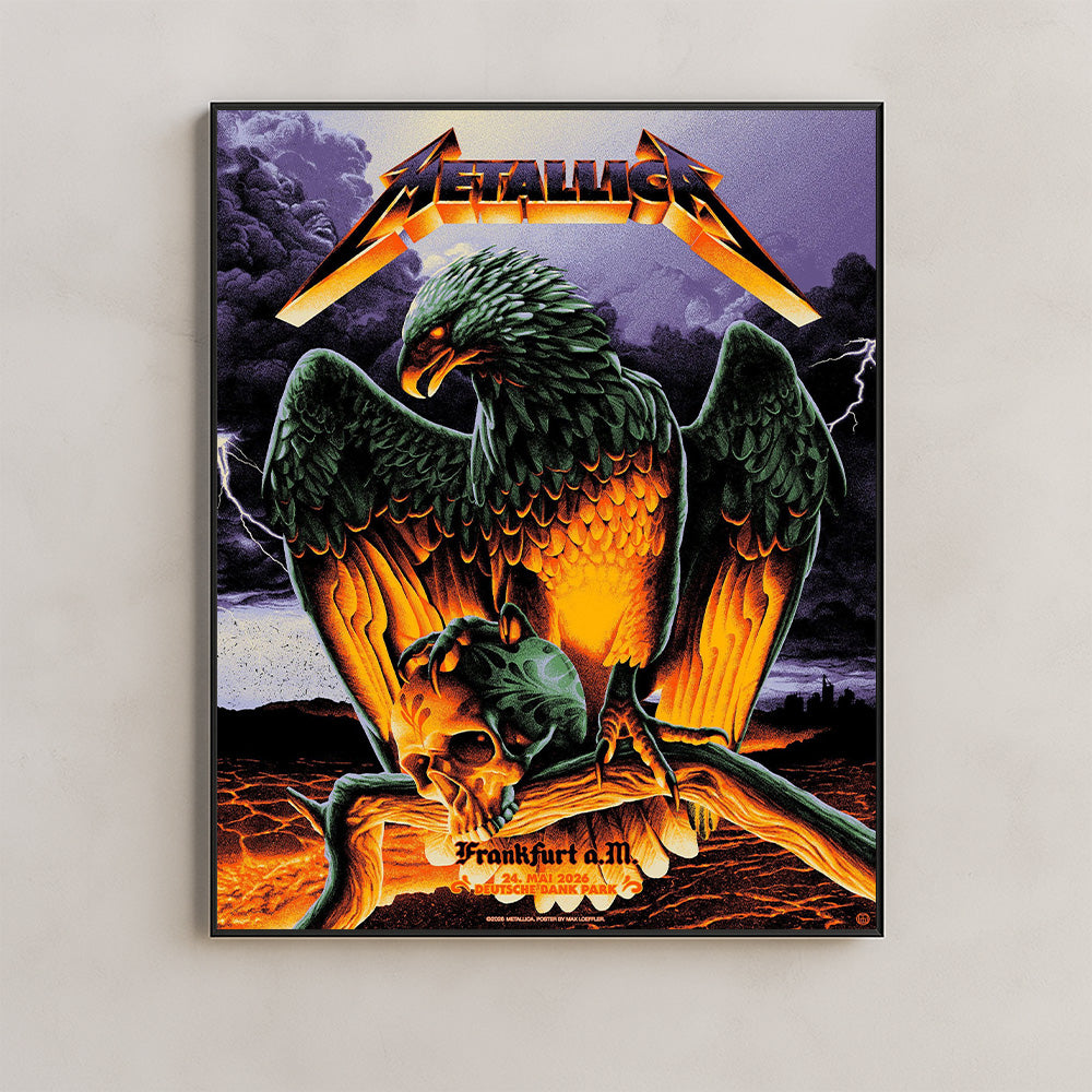 Metallica M72 World Tour Frankfurt Germany May 24 2026 Deutsche Bank Park eagle skull poster canvas wall art