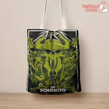 The Art of Squindo Tote Bag – Metallica M72 Santa Clara 2025 Limited Edition Pop-Up Tour Canvas Bag - Get Trend Merch