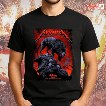 Metallica M72 World Tour November 15, 2025 Sydney, Australia - Accor Stadium Tour Shirt