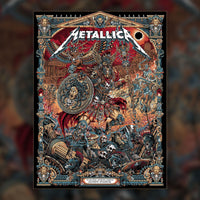Athens Greece 2026 Heavy Metal Concert Inspired Poster Art Black Graphic T-Shirt