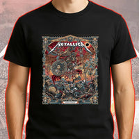 Metallica M72 World Tour Athens Greece May 9 2026 Olympic Stadium black graphic T-shirt with poster art design