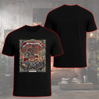 Metallica M72 World Tour Athens Greece May 9 2026 Olympic Stadium black graphic T-shirt with poster art design