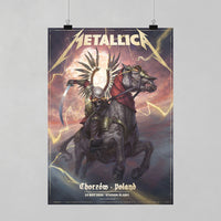 Metallica M72 World Tour Chorzow Poland May 19 2026 Stadion Slaski horseman poster canvas wall art