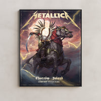 Metallica M72 World Tour Chorzow Poland May 19 2026 Stadion Slaski horseman poster canvas wall art