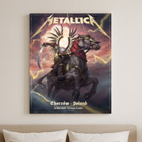 Metallica M72 World Tour Chorzow Poland May 19 2026 Stadion Slaski horseman poster canvas wall art