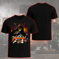 Metallica M72 World Tour Frankfurt Germany May 22 and 24 2026 Deutsche Bank Park grim reaper chess black graphic T-shirt