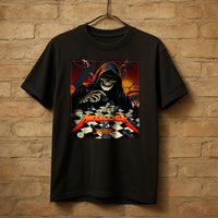 Metallica M72 World Tour Frankfurt Germany May 22 and 24 2026 Deutsche Bank Park grim reaper chess black graphic T-shirt