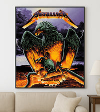 Metallica M72 World Tour Frankfurt Germany May 24 2026 Deutsche Bank Park eagle skull poster canvas wall art