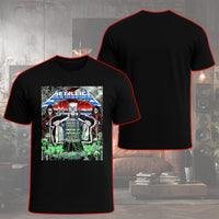 Metallica M72 World Tour Zurich Switzerland May 27 2026 Stadion Letzigrund electric skeleton black graphic T-shirt