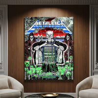 Metallica M72 World Tour Zurich Switzerland May 27 2026 Stadion Letzigrund electric skeleton poster canvas wall art