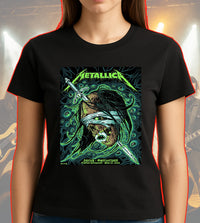 Metallica M72 World Tour Zurich Switzerland May 27 2026 Stadion Letzigrund mummy sword black graphic T-shirt