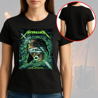 Metallica M72 World Tour Zurich Switzerland May 27 2026 Stadion Letzigrund mummy sword black graphic T-shirt