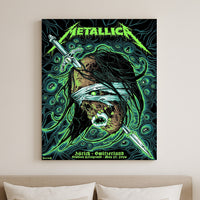 Metallica M72 World Tour Zurich Switzerland May 27 2026 Stadion Letzigrund mummy sword poster canvas wall art