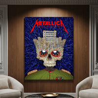 Metallica M72 World Tour Bucharest Romania May 13 2026 Arena Nationala skull poster canvas wall art