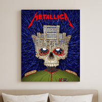 Metallica M72 World Tour Bucharest Romania May 13 2026 Arena Nationala skull poster canvas wall art