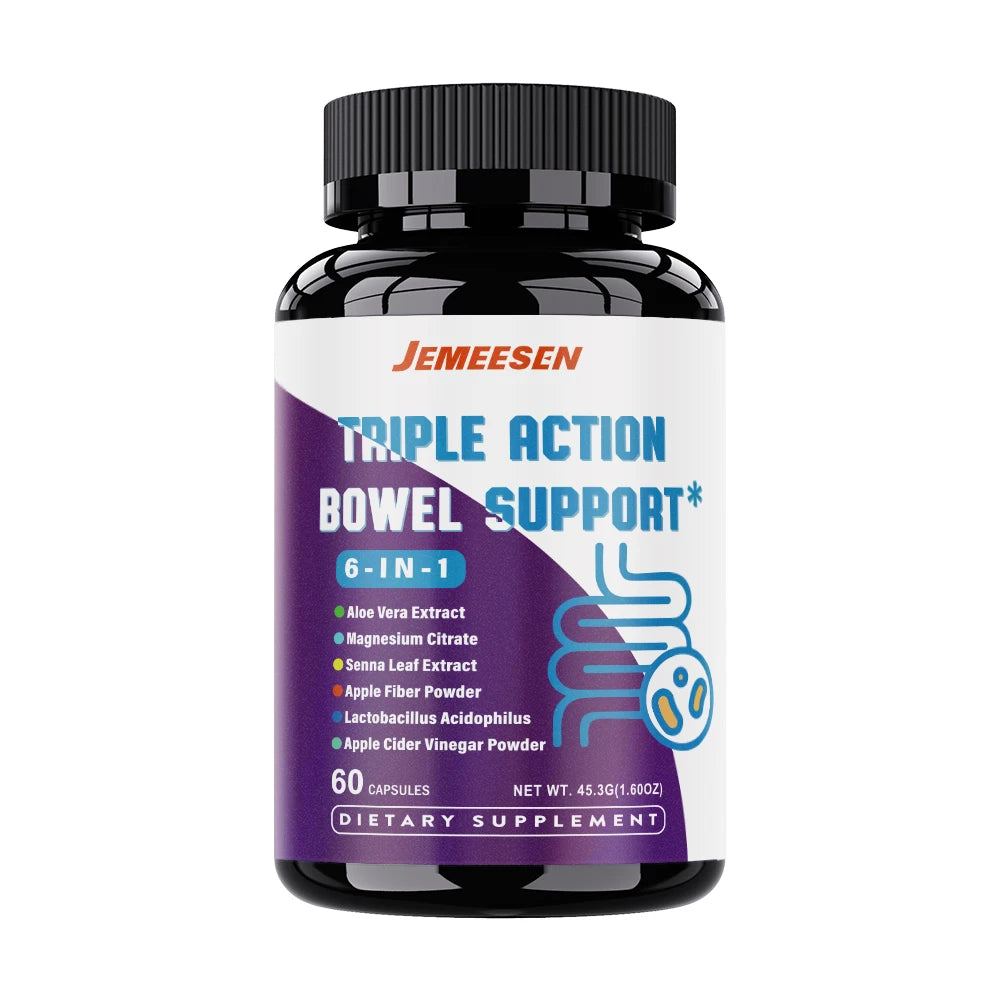 Jevya Gut Refresh Digestive Support Capsules With Psyllium, Magnesium & ACV