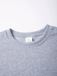 Men’s Crewneck Sweatshirt Solid Color Long Sleeve