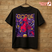 Goose Jacobs Pavilion Cleveland OH T-Shirt – June 19 & 20, 2025 Concert Tour Tee for Fans - Get Trend Merch