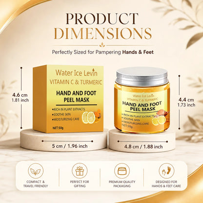 Vitamin C & Turmeric Hand & Foot Peel Mask For Dry Rough Skin