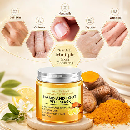 Vitamin C & Turmeric Hand & Foot Peel Mask For Dry Rough Skin