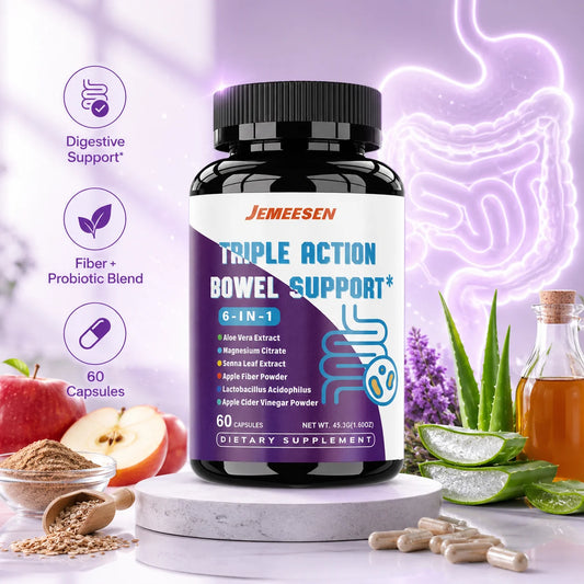 Jevya Gut Refresh Digestive Support Capsules With Psyllium, Magnesium & ACV
