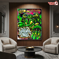 Linkin Park From Zero World Tour Milan June 24, 2025 Poster Canvas – Urban Aztec Limited Edition Art - Get Trend Merch