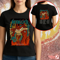 Metallica Concert Tour M72 World Tour May 12, 2025 Philadelphia, PA Lincoln Financial Field Monster Bite Official Band T-Shirt - Get Trend Merch