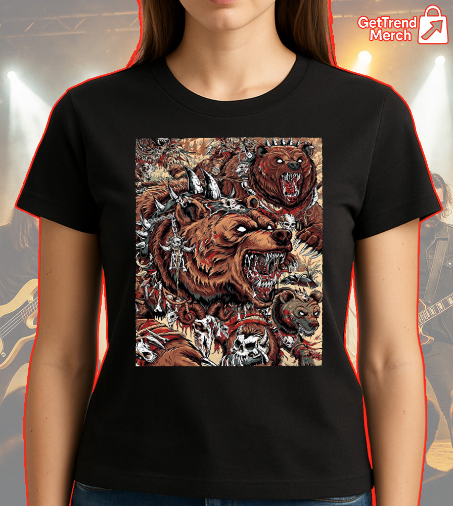 Metallica M72 Tour June 27 2025 Denver T-Shirt – Battle Grizzly Bear Graphic Tee, Empower Field Concert by JML2Art - Get Trend Merch