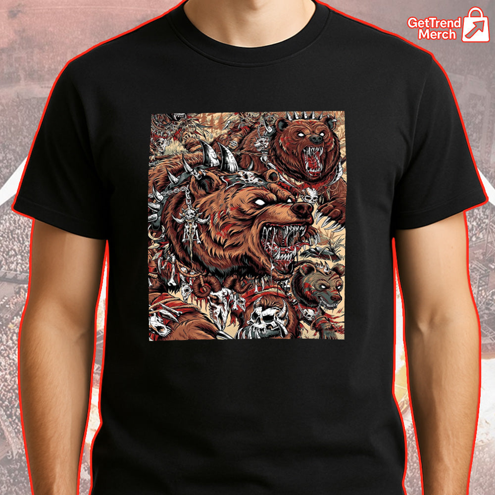 Metallica M72 Tour June 27 2025 Denver T-Shirt – Battle Grizzly Bear Graphic Tee, Empower Field Concert by JML2Art - Get Trend Merch