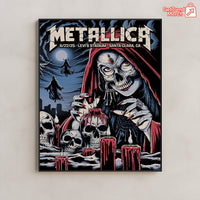 Metallica M72 World Tour – June 22, 2025 – Santa Clara, CA – Levi's Stadium – Night 2 Setlist Poster Canvas Wall Art - Get Trend Merch