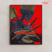 Metallica M72 World Tour May 11, 2025 Columbus, OH Historic Crew Stadium – Snake & Crowned Skeleton Poster Canvas Wall Art - Get Trend Merch