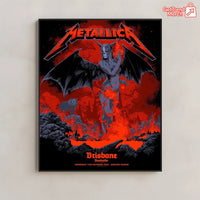 Metallica M72 World Tour November 12, 2025 Brisbane, Australia - Suncorp Stadium Poster Canvas Wall Art