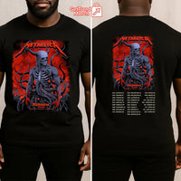 Metallica M72 World Tour November 8 2025 Melbourne Australia Marvel Stadium Tour Shirt
