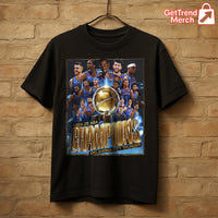 Oklahoma City Thunder 2025 NBA Champions Shirt – Finals Trophy Team Celebration Tee - Get Trend Merch